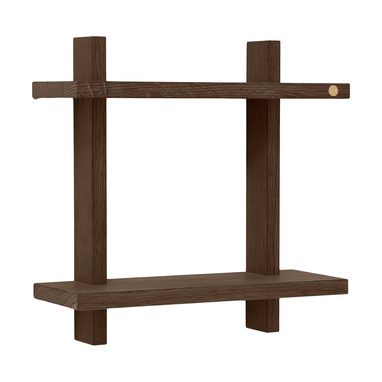 Treat væghylde dobbelt, Smoked Oiled Oak, 34x12x34 cm Andersen Furniture