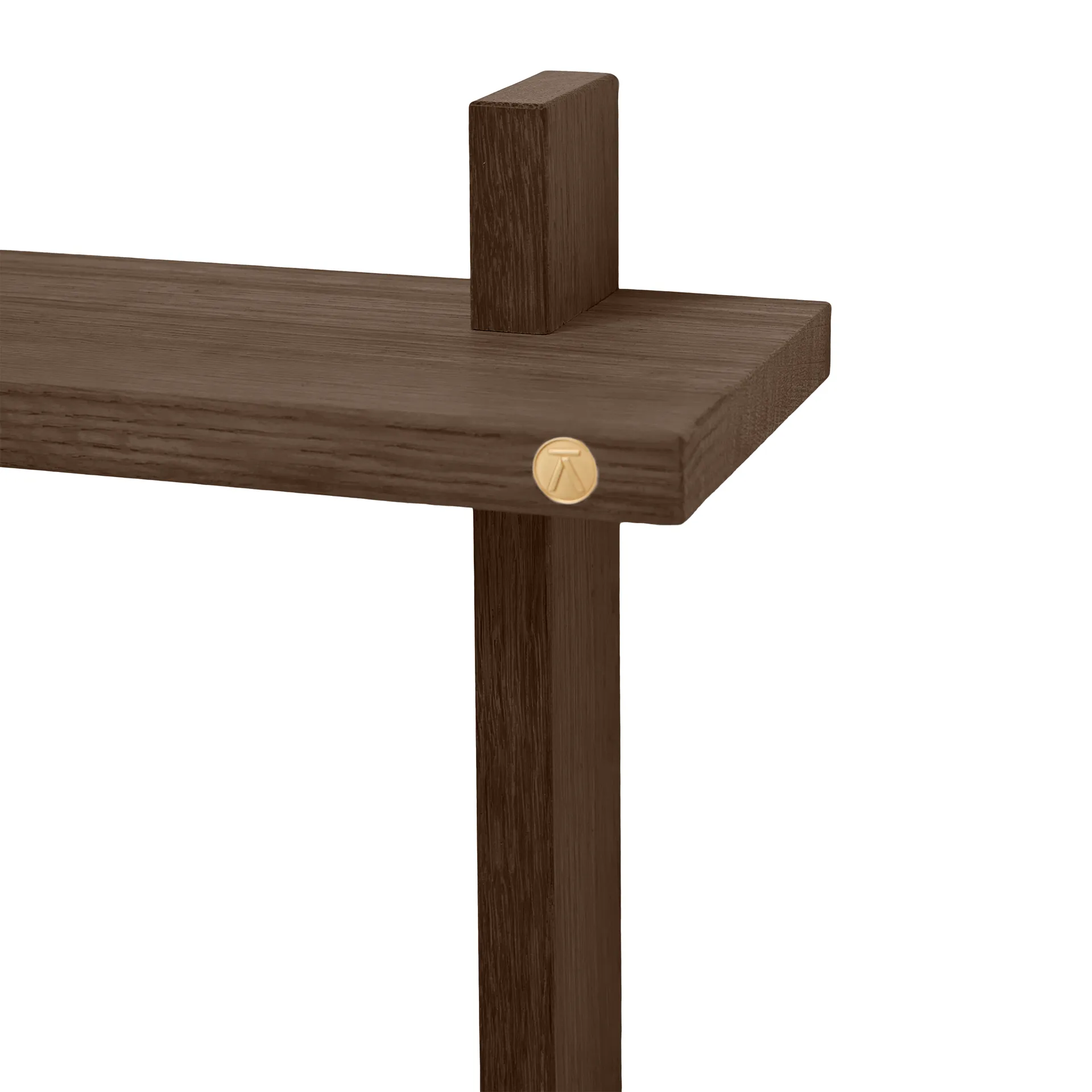 Treat væghylde dobbelt, Smoked Oiled Oak, 34x12x34 cm Andersen Furniture