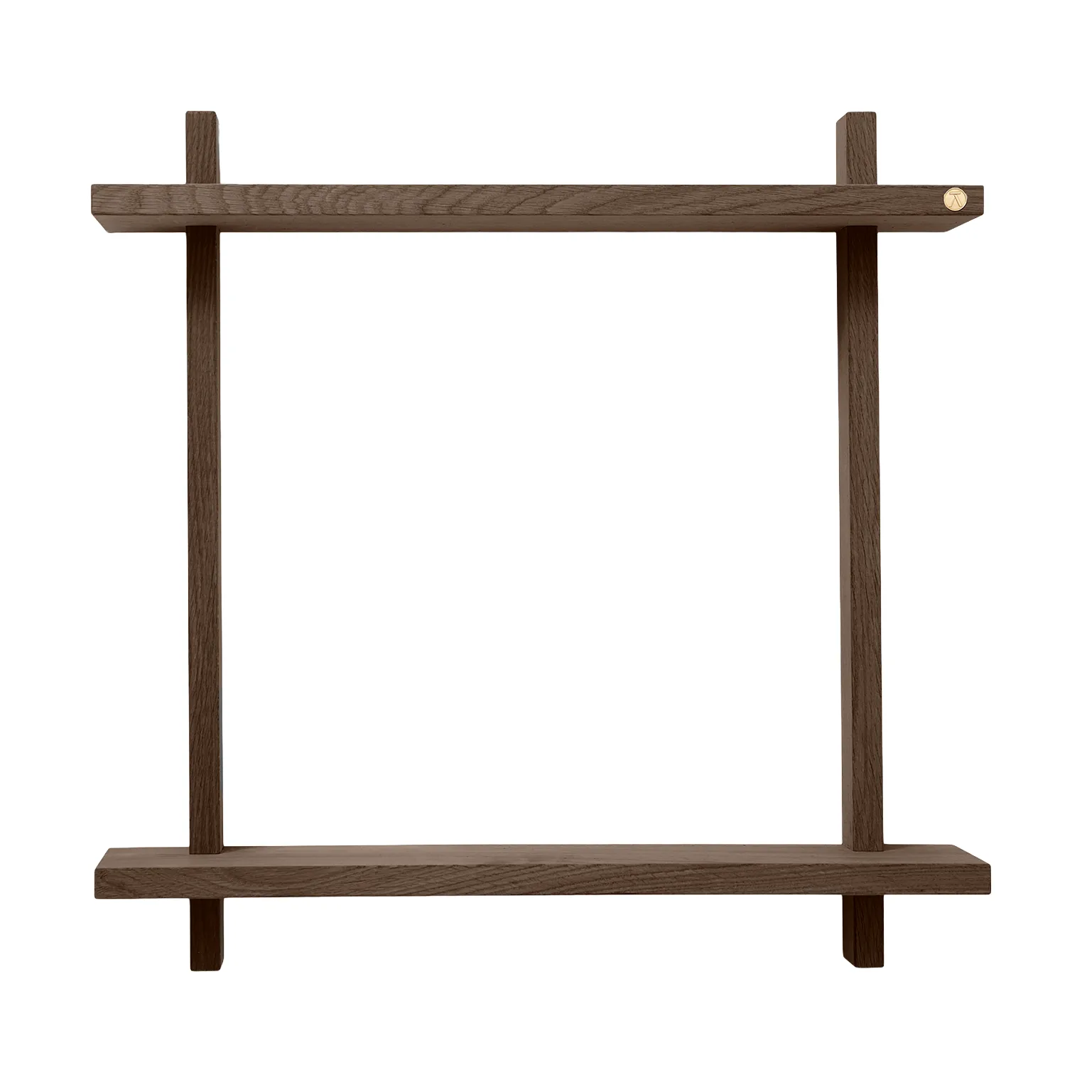 Treat væghylde dobbelt, Smoked Oiled Oak, 50x12x50 cm Andersen Furniture