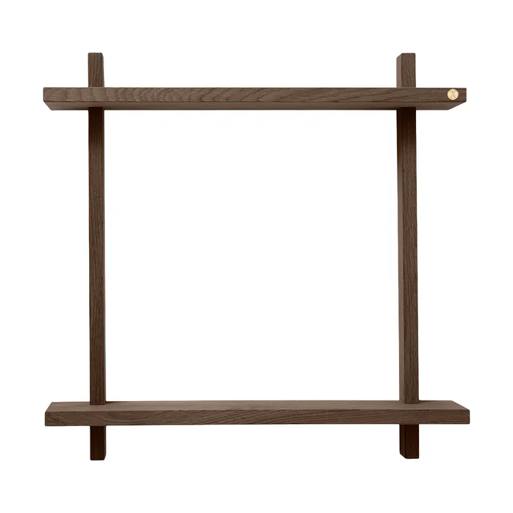 Treat væghylde dobbelt - Smoked Oiled Oak, 50x12x50 cm - Andersen Furniture