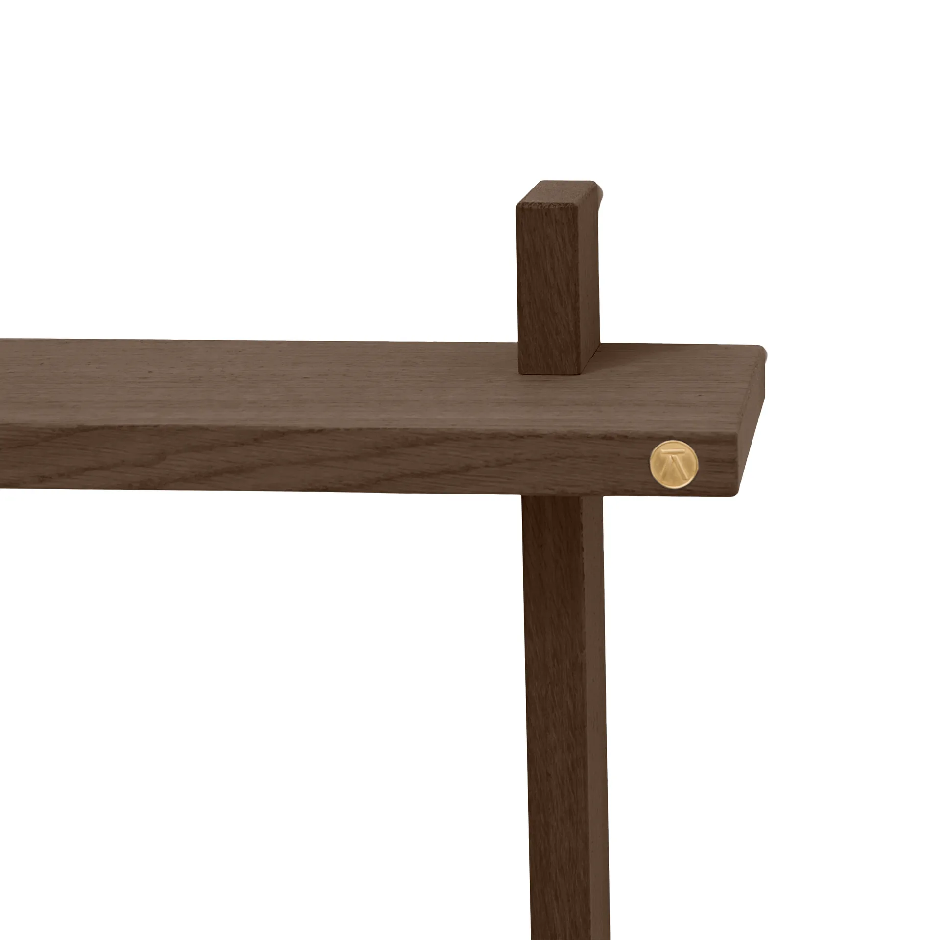 Treat væghylde dobbelt, Smoked Oiled Oak, 50x12x50 cm Andersen Furniture