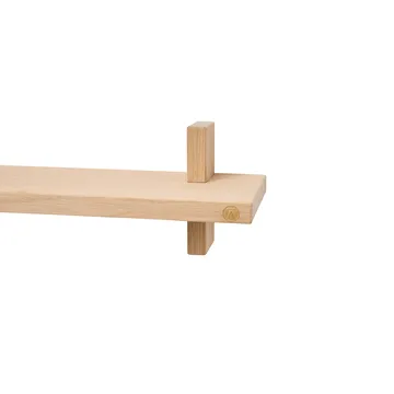 Treat væghylde single - Oak, 50x12x11,2 cm - Andersen Furniture