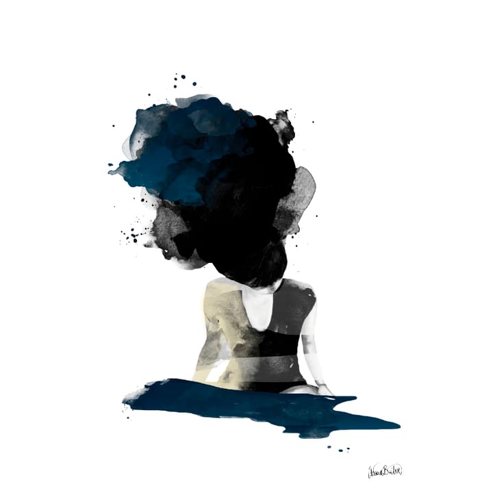 On her mind poster, 50x70 cm Anna Bülow