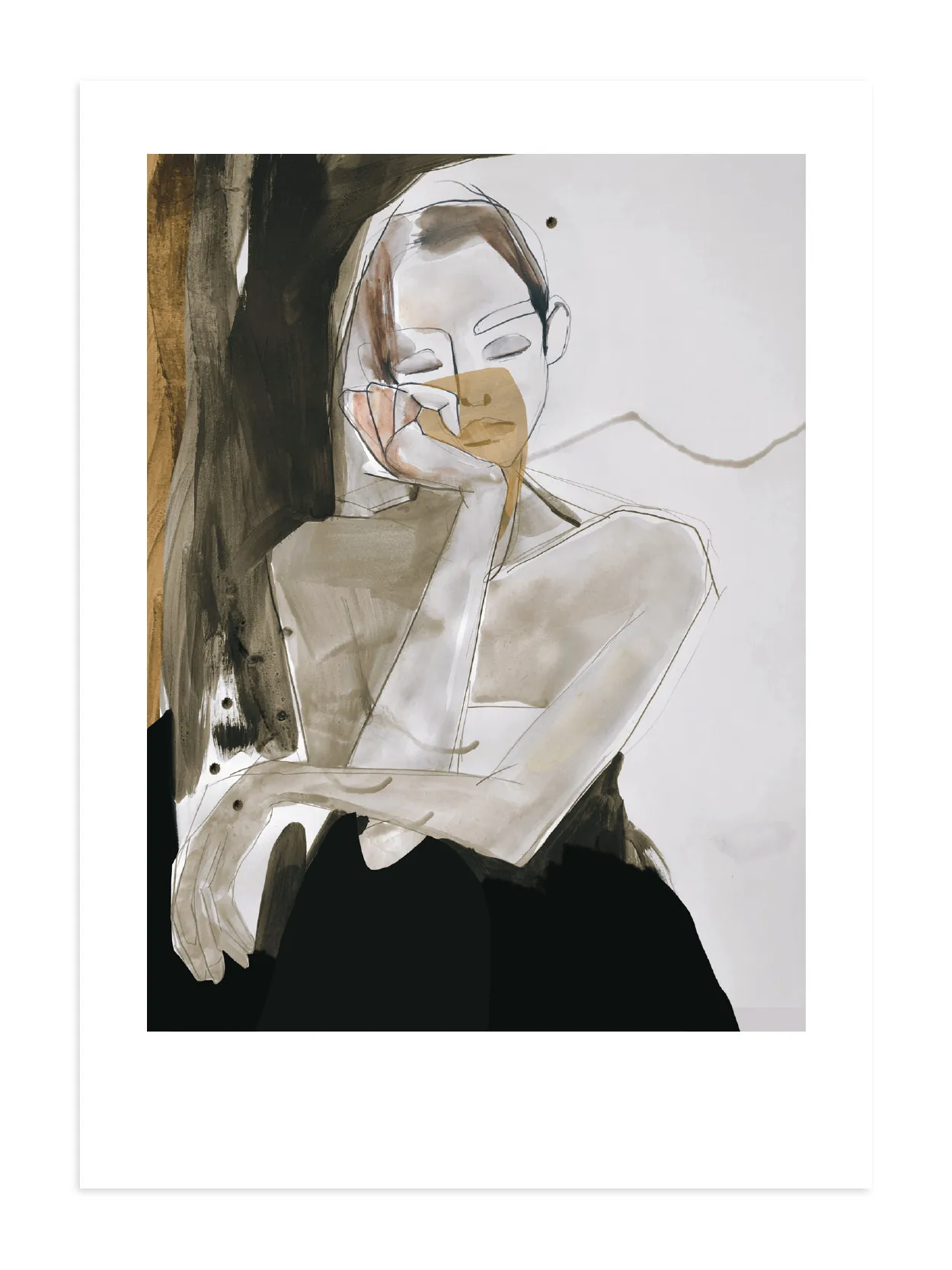 This too shall pass plakat, 50x70 cm Anna Bülow