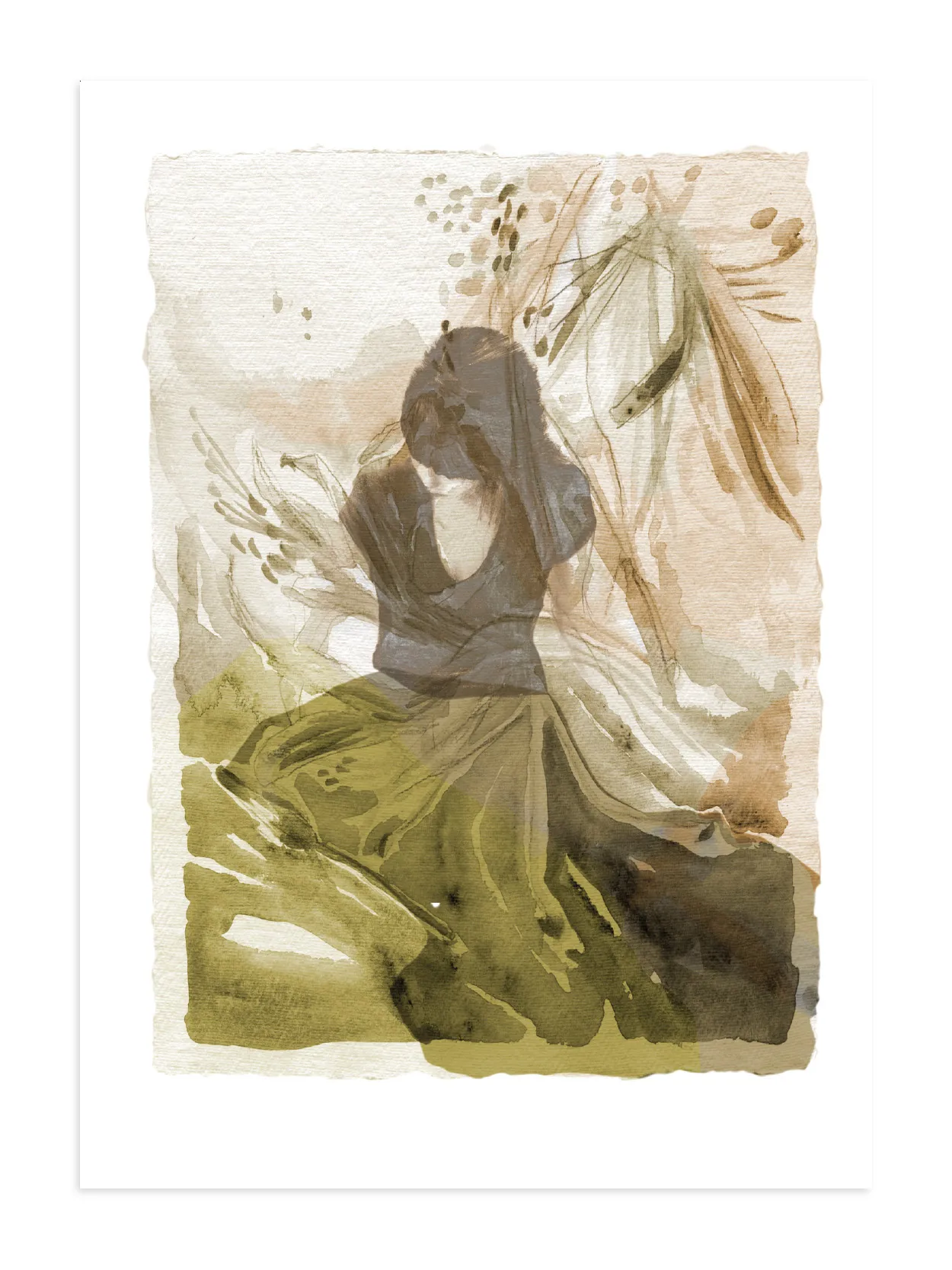 Trollskog plakat, 50x70 cm Anna Bülow