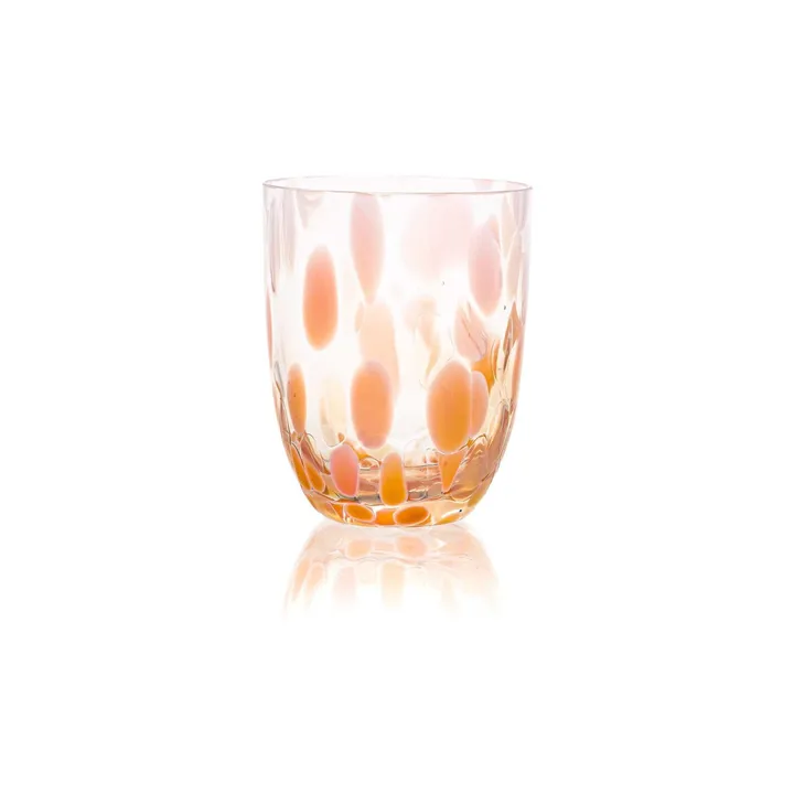 Big Confetti drikkeglas 25 cl - Peach-vanilla - Anna Von Lipa