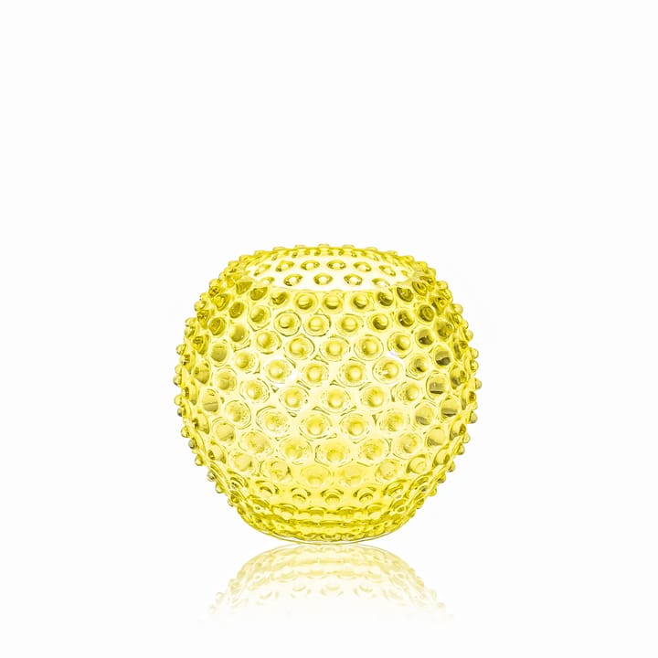 Hobnail Globe vase 18 cm - Citron - Anna Von Lipa