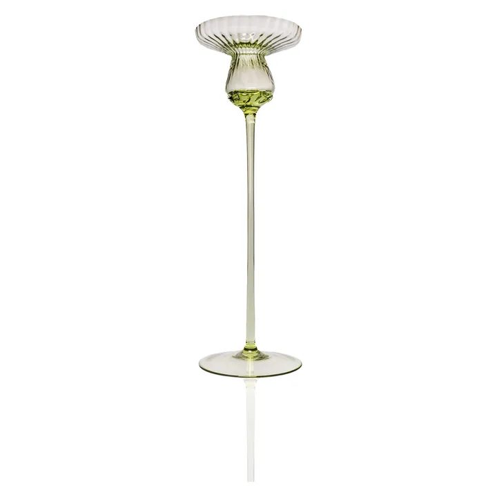 Tulipan lysestage 25 cm - Olivegreen - Anna Von Lipa