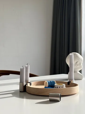 Luna adventsstage Ø27 cm - Eg-stål - Applicata