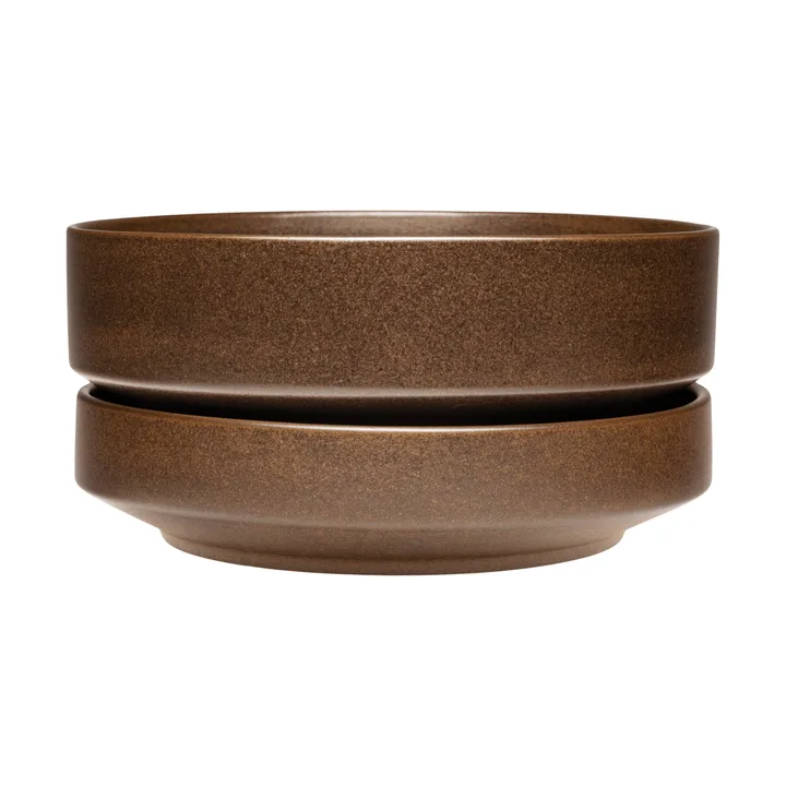 Arabia SN urtepotte - Mat brun, 22 cm - Arabia