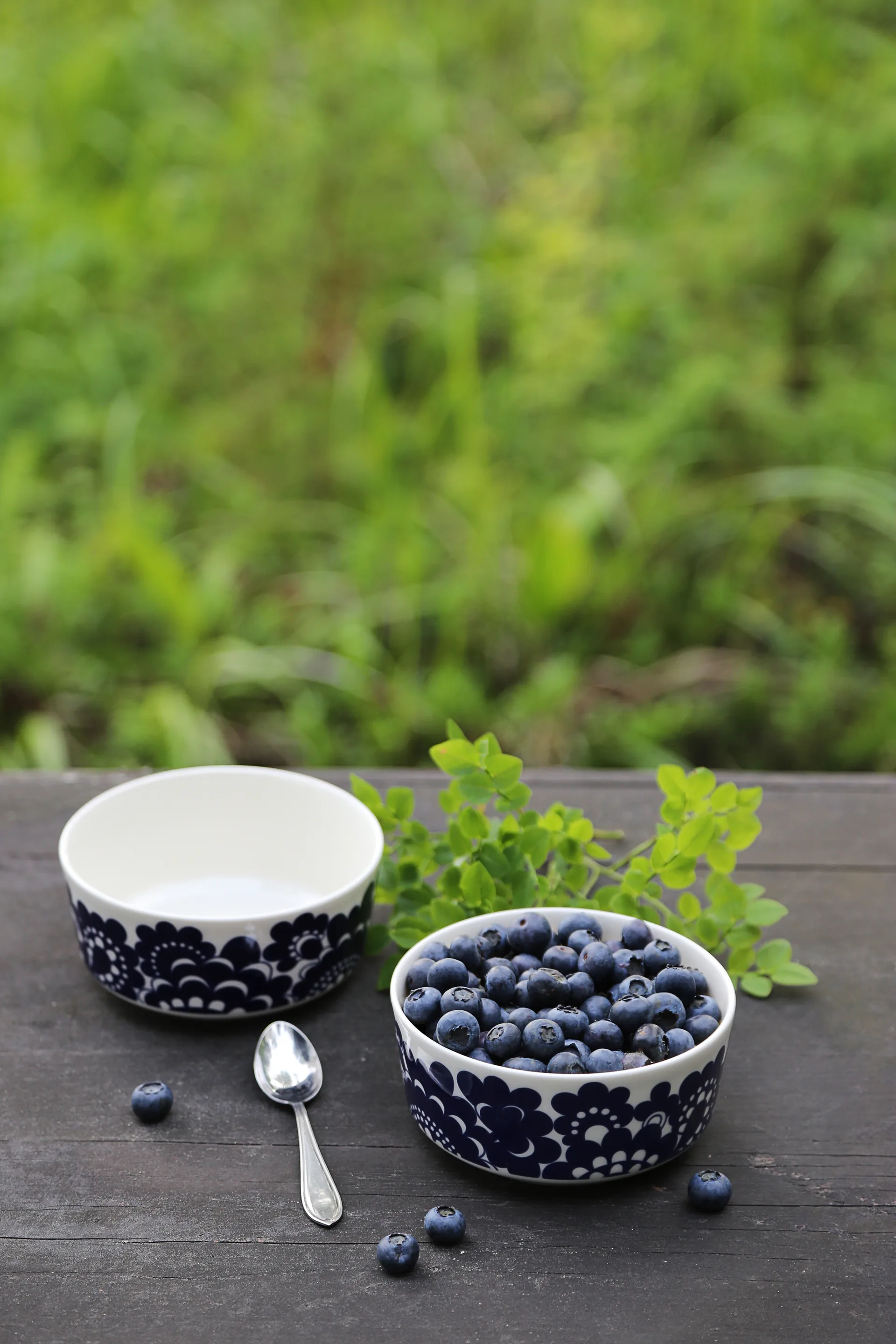 Esteri krus 30 cl og skål Ø13 cm, Blå Arabia