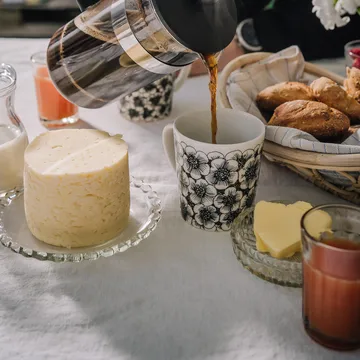 Esteri Tomula Arabia mix sæt krus 30 cl 5 dele - Blå/Sort - Arabia