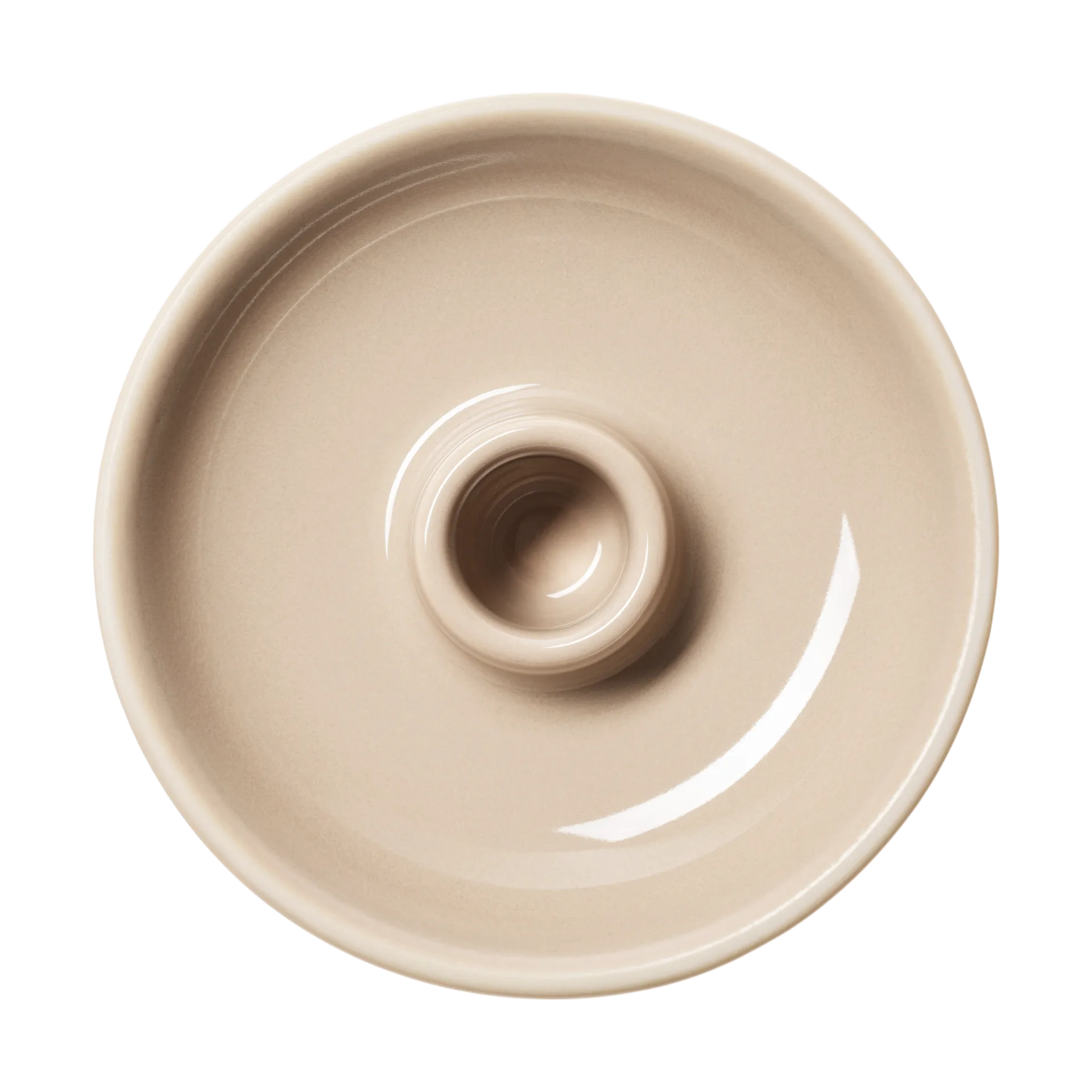 Kirnu fyrfadsstage Ø11x3,5 cm, Beige Arabia