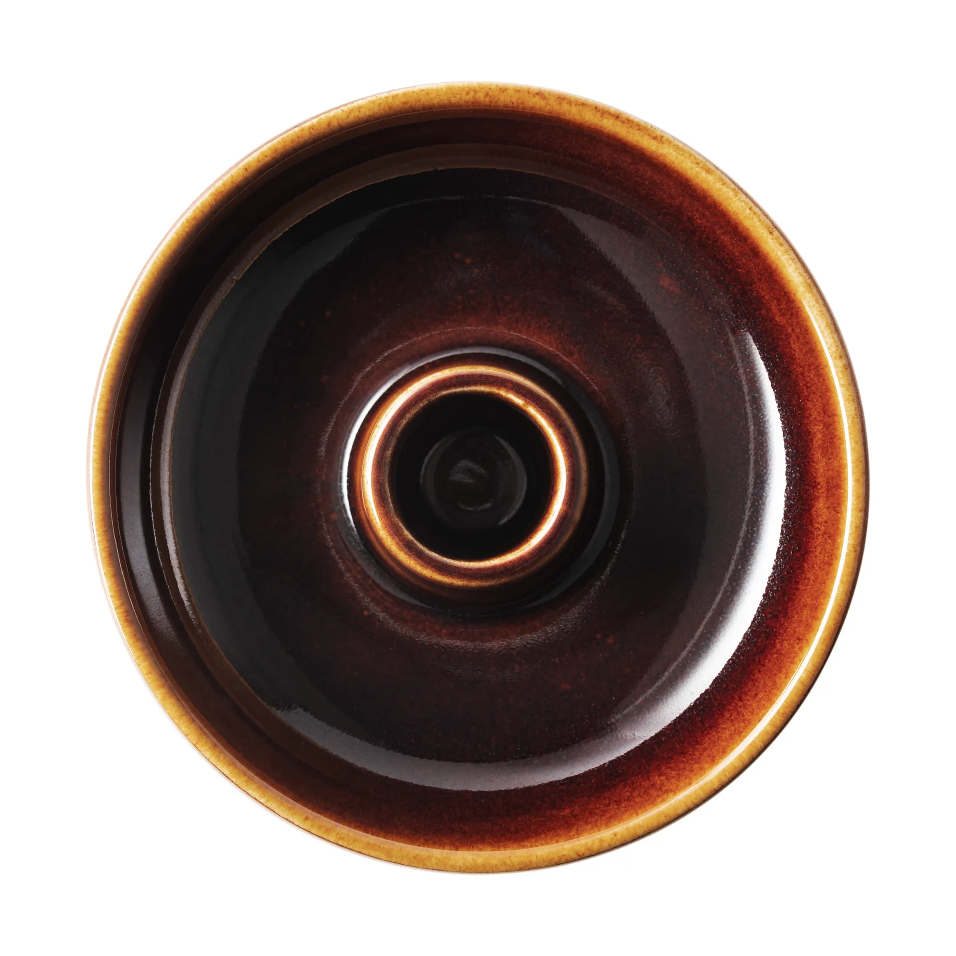 Kirnu fyrfadsstage Ø11x3,5 cm, Brun Arabia