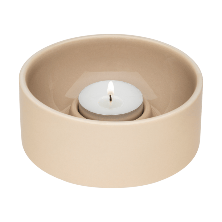Kirnu fyrfadsstage Ø11x5 cm, Beige Arabia