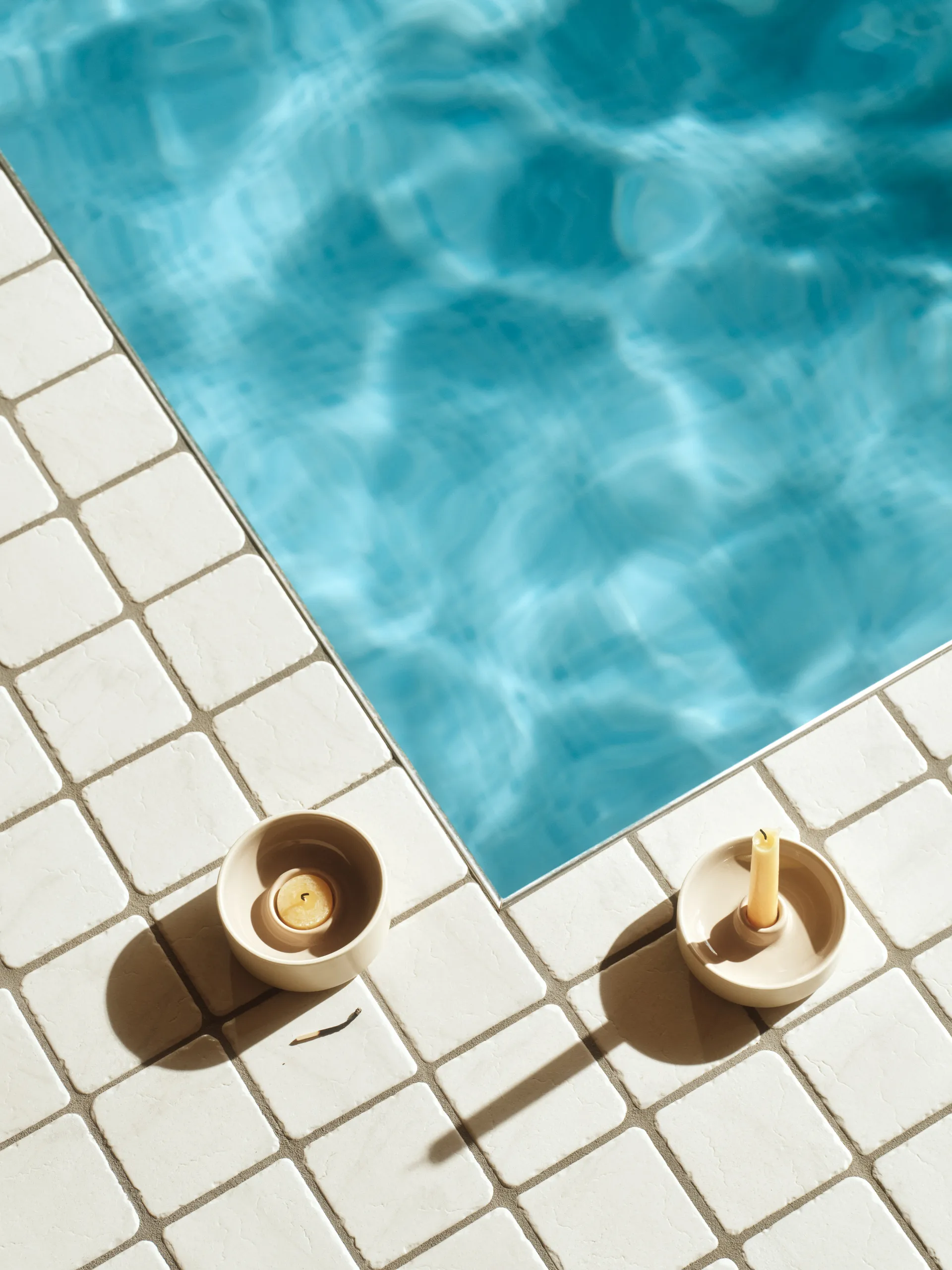 Kirnu fyrfadsstage Ø11x5 cm, Beige Arabia