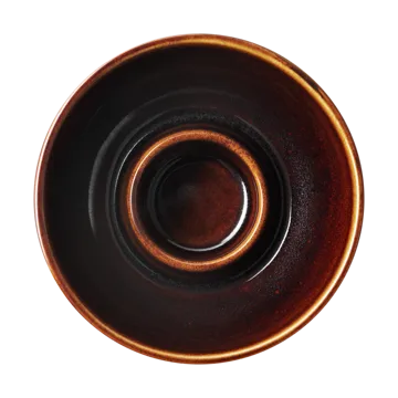 Kirnu fyrfadsstage Ø11x5 cm - Brun - Arabia