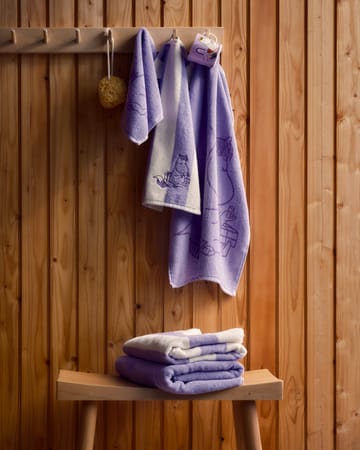 Mumi badehåndklæde 70x140 cm - Snorkfrøkenen violet - Arabia