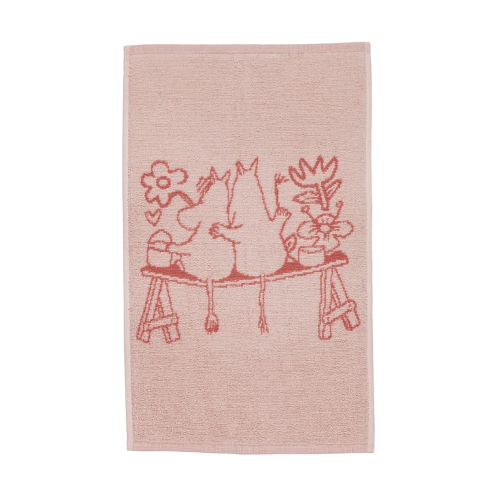 Mumi håndklæde 30x50 cm - Kærlighed lyserød - Arabia