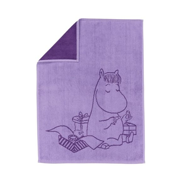 Mumi håndklæde 50x70 cm - Snorkfrøkenen violet - Arabia