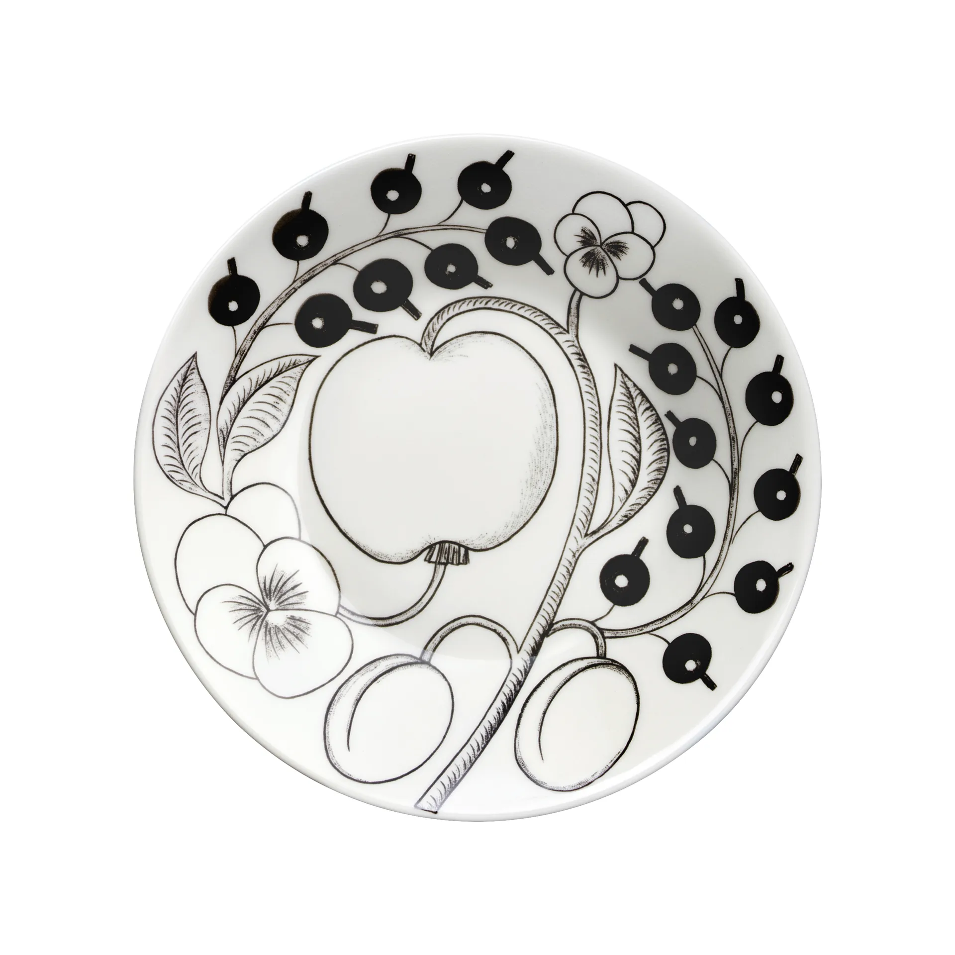 Paratiisi underkop Ø16,5 cm til tekop 28 cl, Sort Arabia