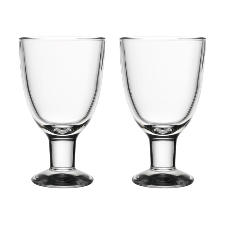 Verna glas 22 cl 2-pak - Klar - Arabia