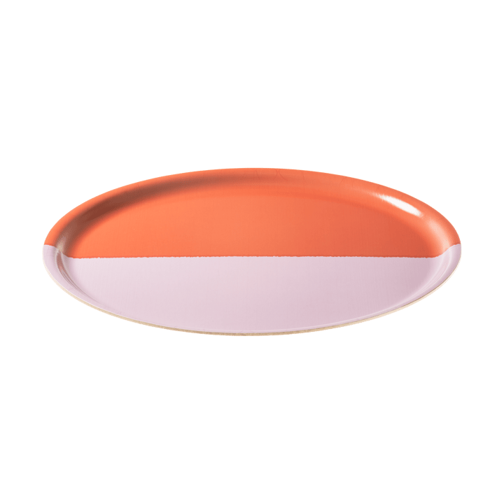 Vuokko bakke Ø35 cm, 2-farve lyserød-rød Arabia