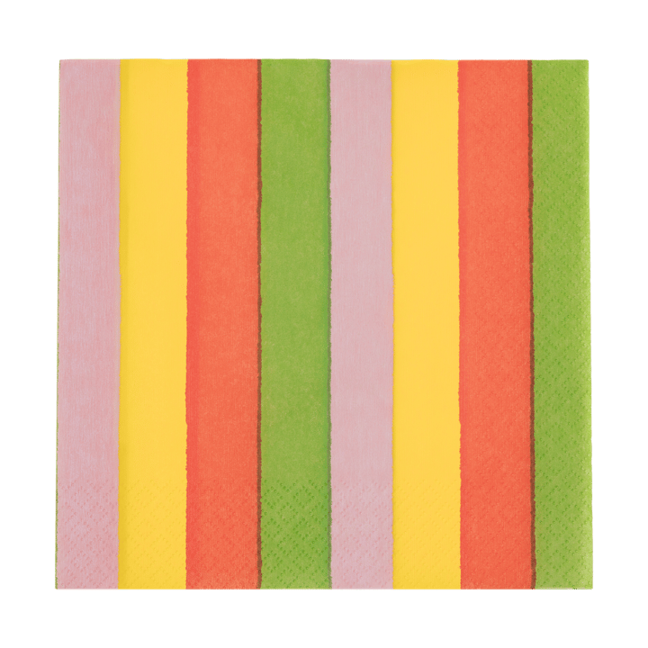 Vuokko papirserviet 33x33 cm 20-pak - Pieni 4-raita - Arabia
