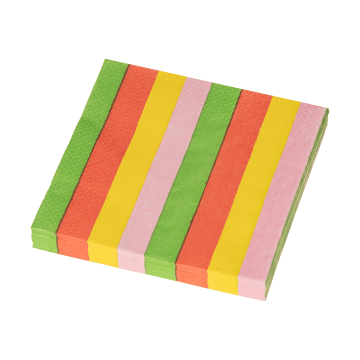 Vuokko papirserviet 33x33 cm 20-pak, Pieni 4-raita Arabia