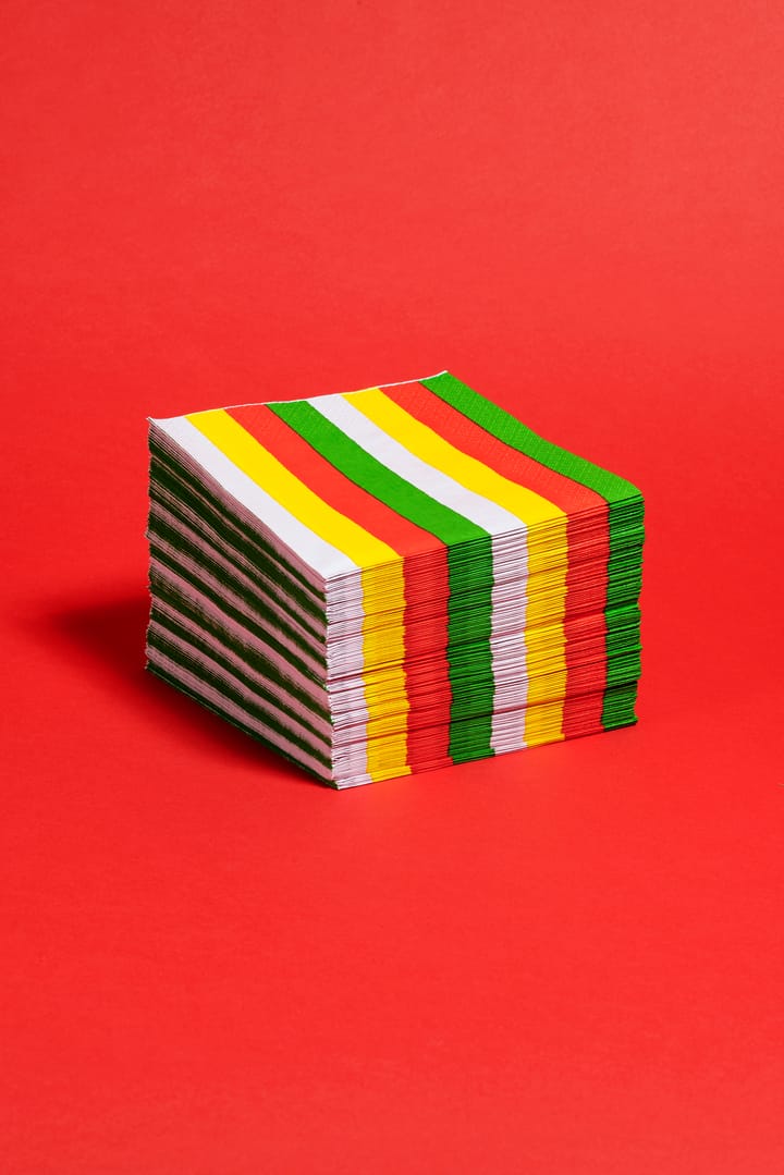Vuokko papirserviet 33x33 cm 20-pak, Pieni 4-raita Arabia