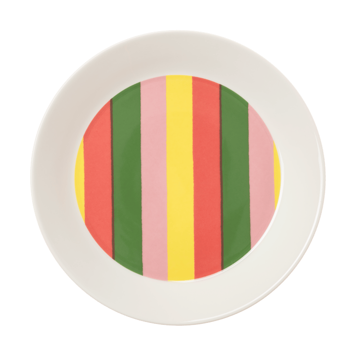 Vuokko tallerken Ø22 cm - Pieni 4-raita - Arabia