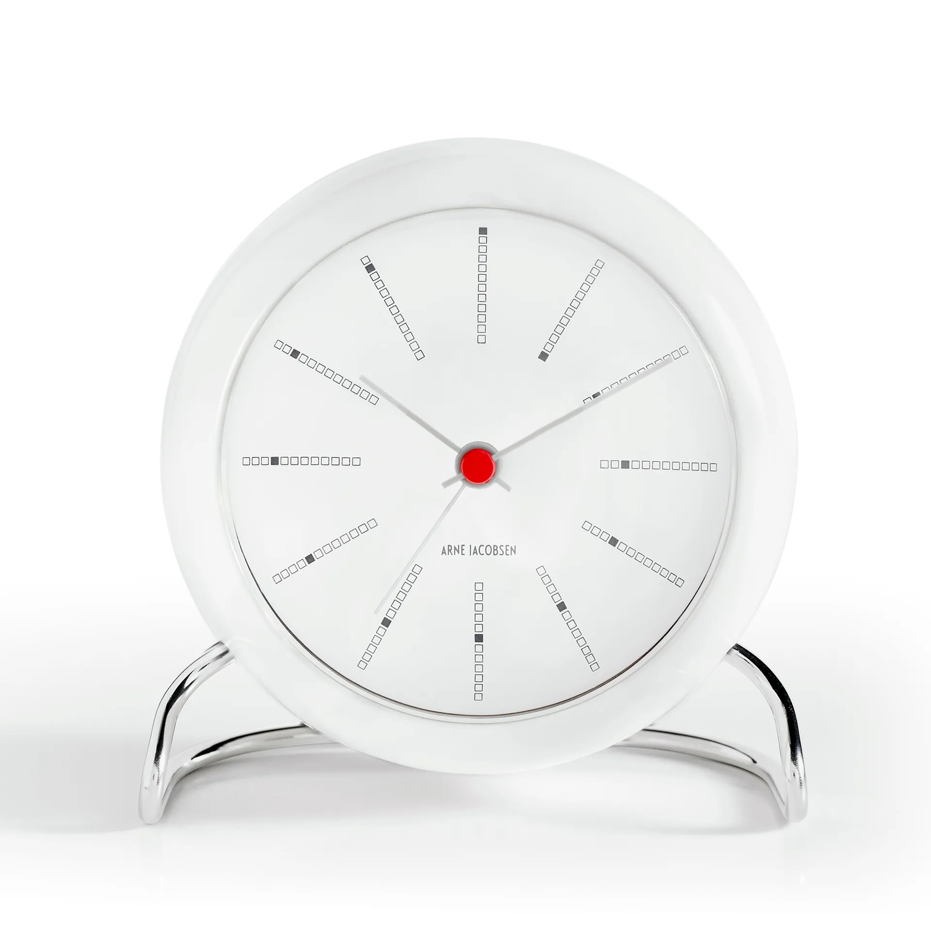 AJ Bankers bordur, hvid Arne Jacobsen Clocks