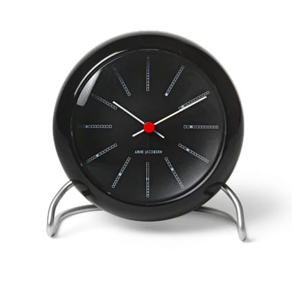 AJ Bankers bordur - Sort - Arne Jacobsen Clocks