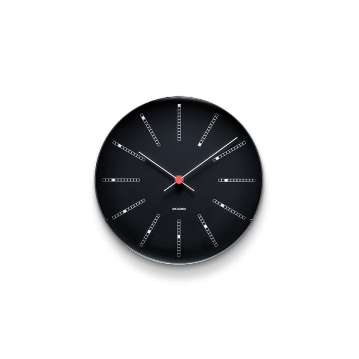 AJ Bankers vægur sort - Ø 21 cm - Arne Jacobsen Clocks