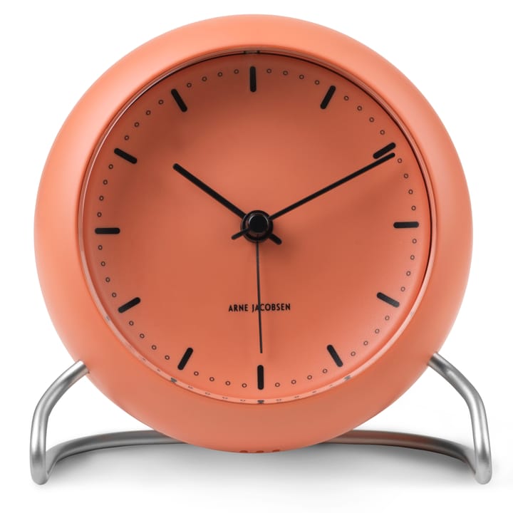 AJ City Hall bord ur - Pale orange - Arne Jacobsen Clocks