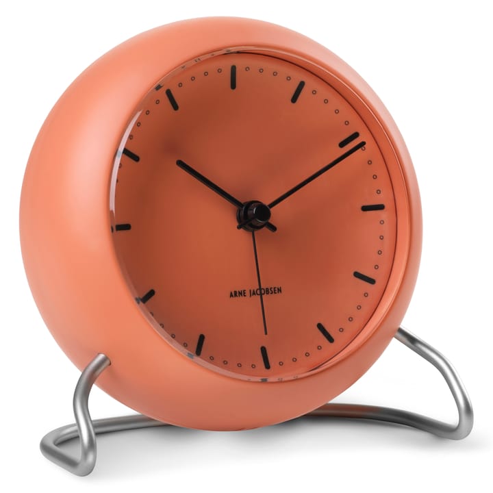 AJ City Hall bord ur - Pale orange - Arne Jacobsen Clocks
