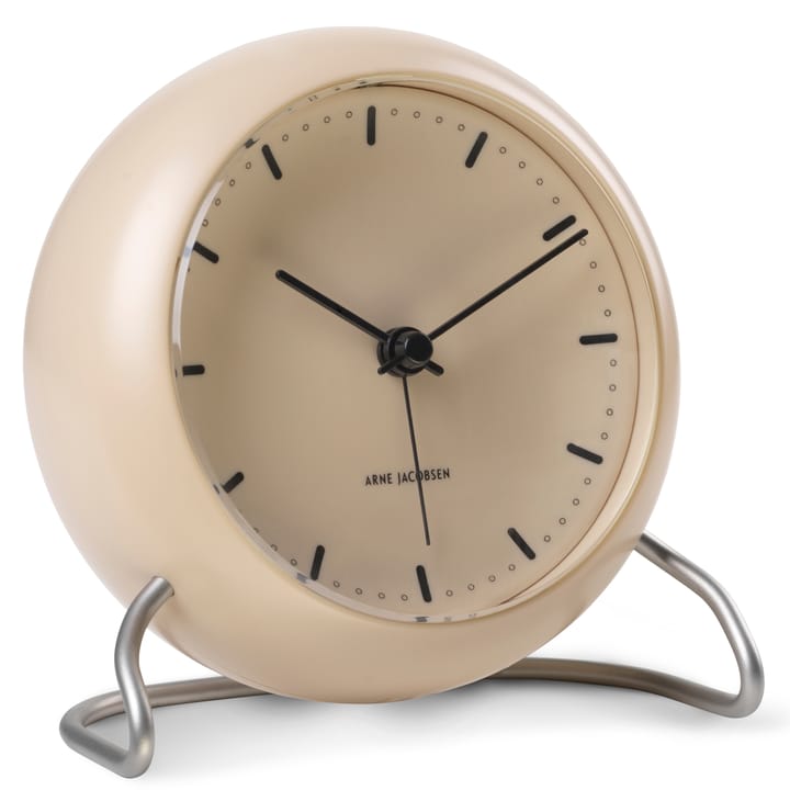 AJ City Hall bord ur - Sandy beige - Arne Jacobsen Clocks
