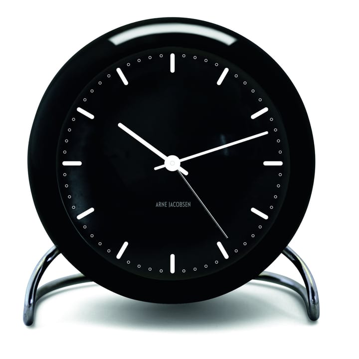 AJ City Hall bord ur - sort - Arne Jacobsen Clocks