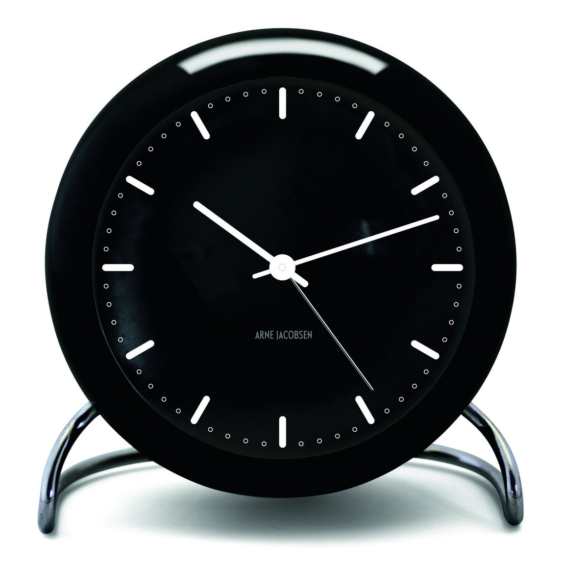 Arne Jacobsen Clocks AJ City Hall bord ur sort (5709513436737)