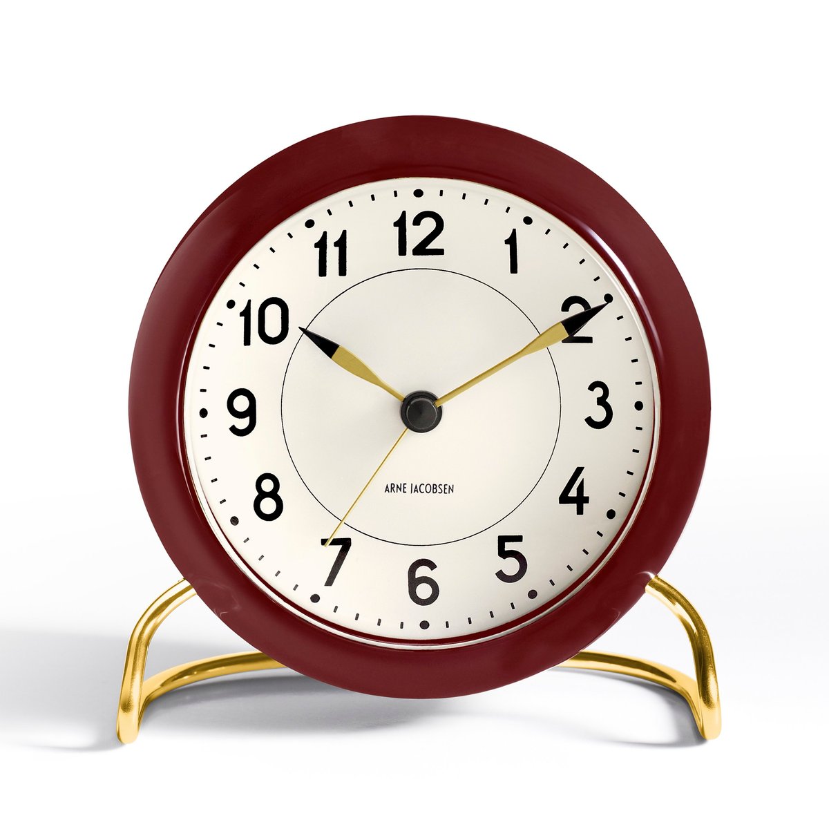 Arne Jacobsen Clocks AJ Station bordsur vinrød vinrød (5709513436768)