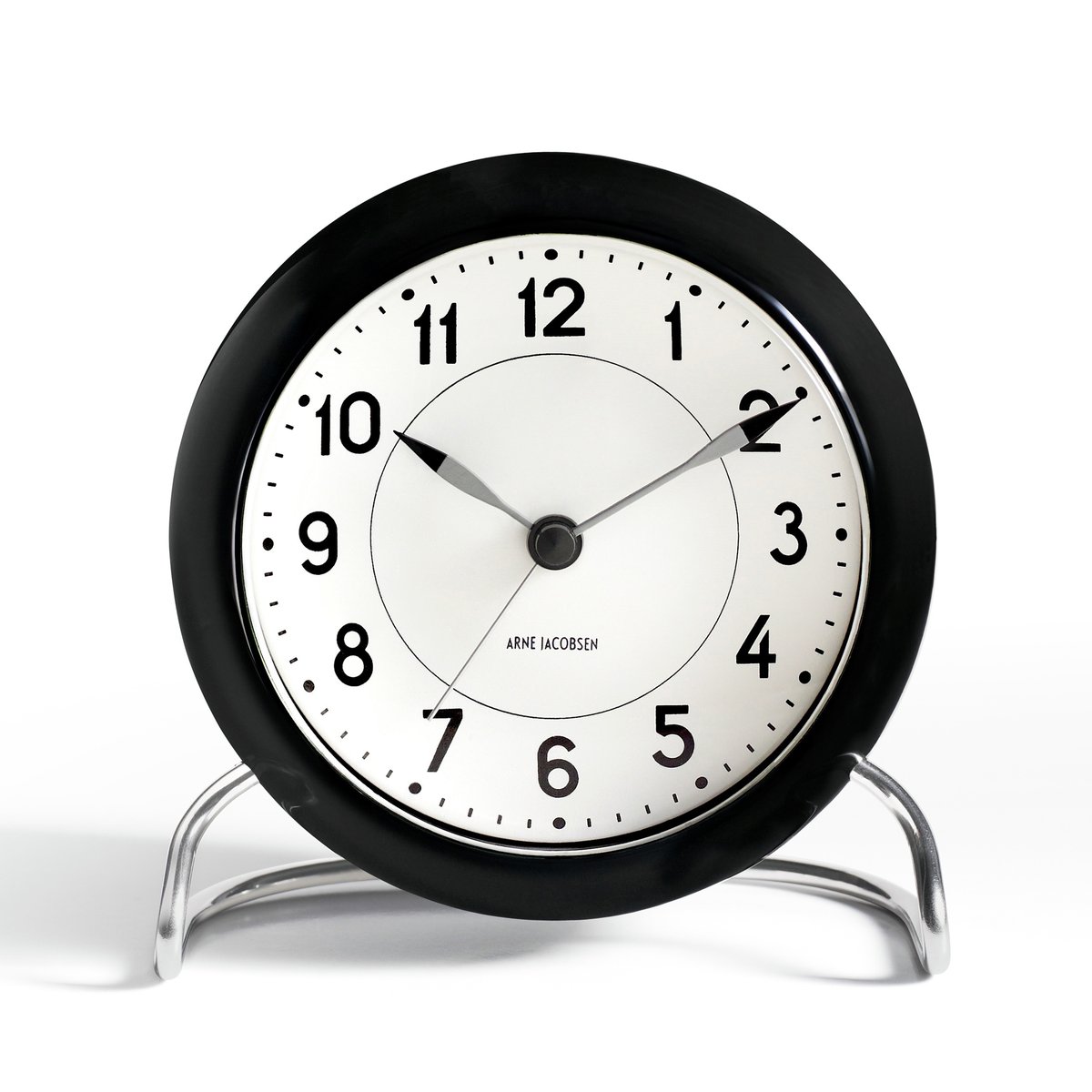 Arne Jacobsen Clocks AJ Station bordur sort (5709513436720)