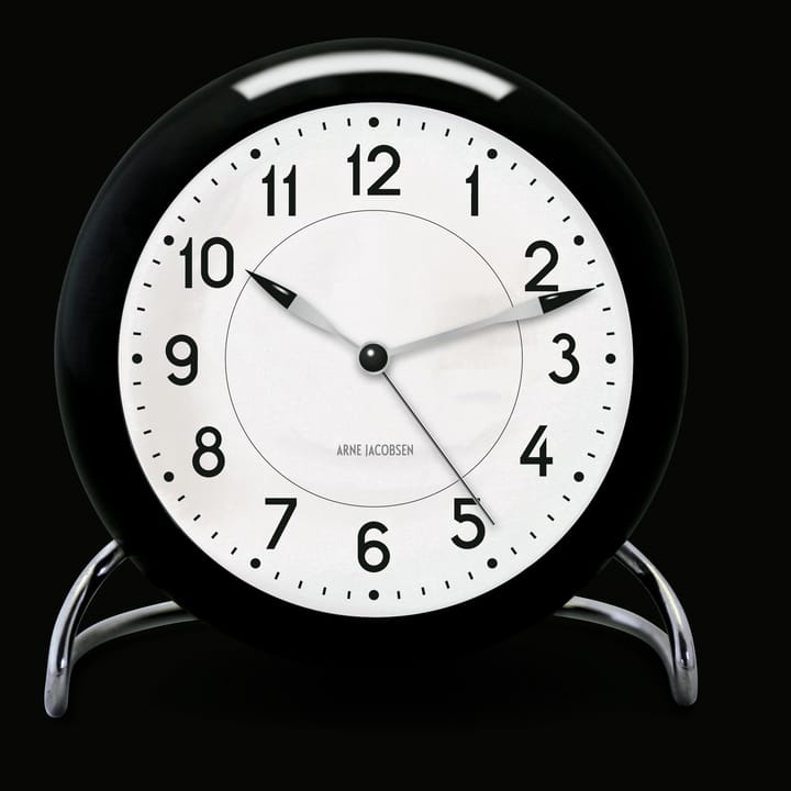 AJ Station bordur - sort - Arne Jacobsen Clocks