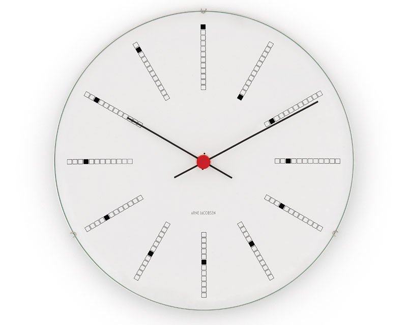 Arne Jacobsen Clocks Arne Jacobsen Bankers ur Ø 210 mm
