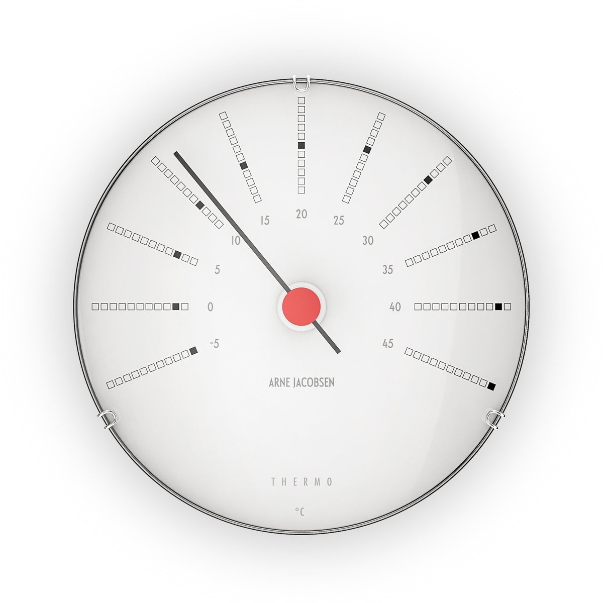 Arne Jacobsen Clocks Arne Jacobsen vejrstation termometer (5709513436874)