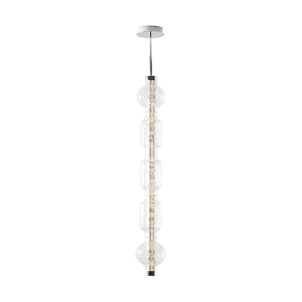 Alambicco vertikal pendel, appstyret, 5 glaskupler Artemide