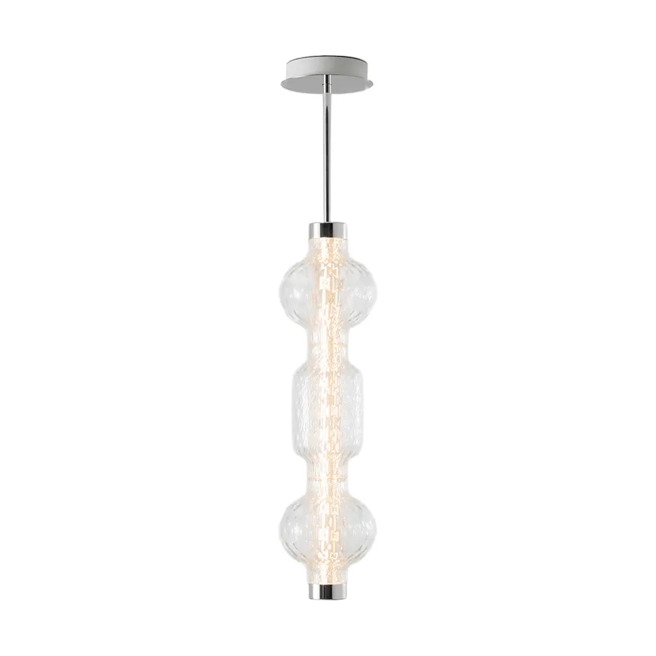 Alambicco vertikal pendellampe, 3 glaskupler Artemide