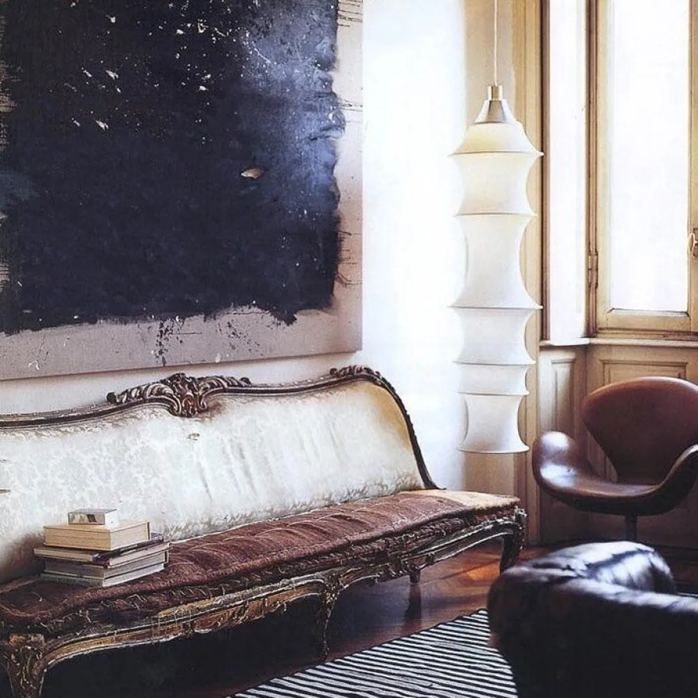 Falkland pendel, 165, hvid Artemide