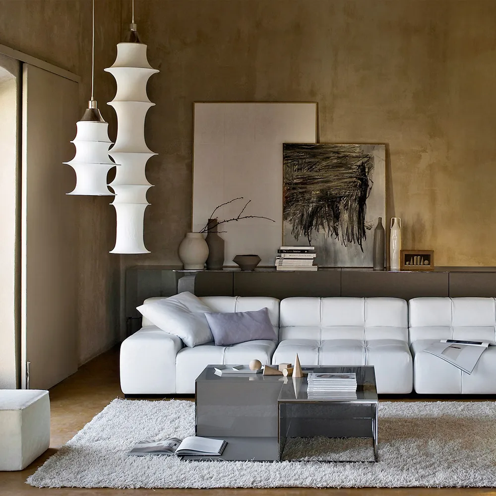 Falkland pendel, 165, hvid Artemide