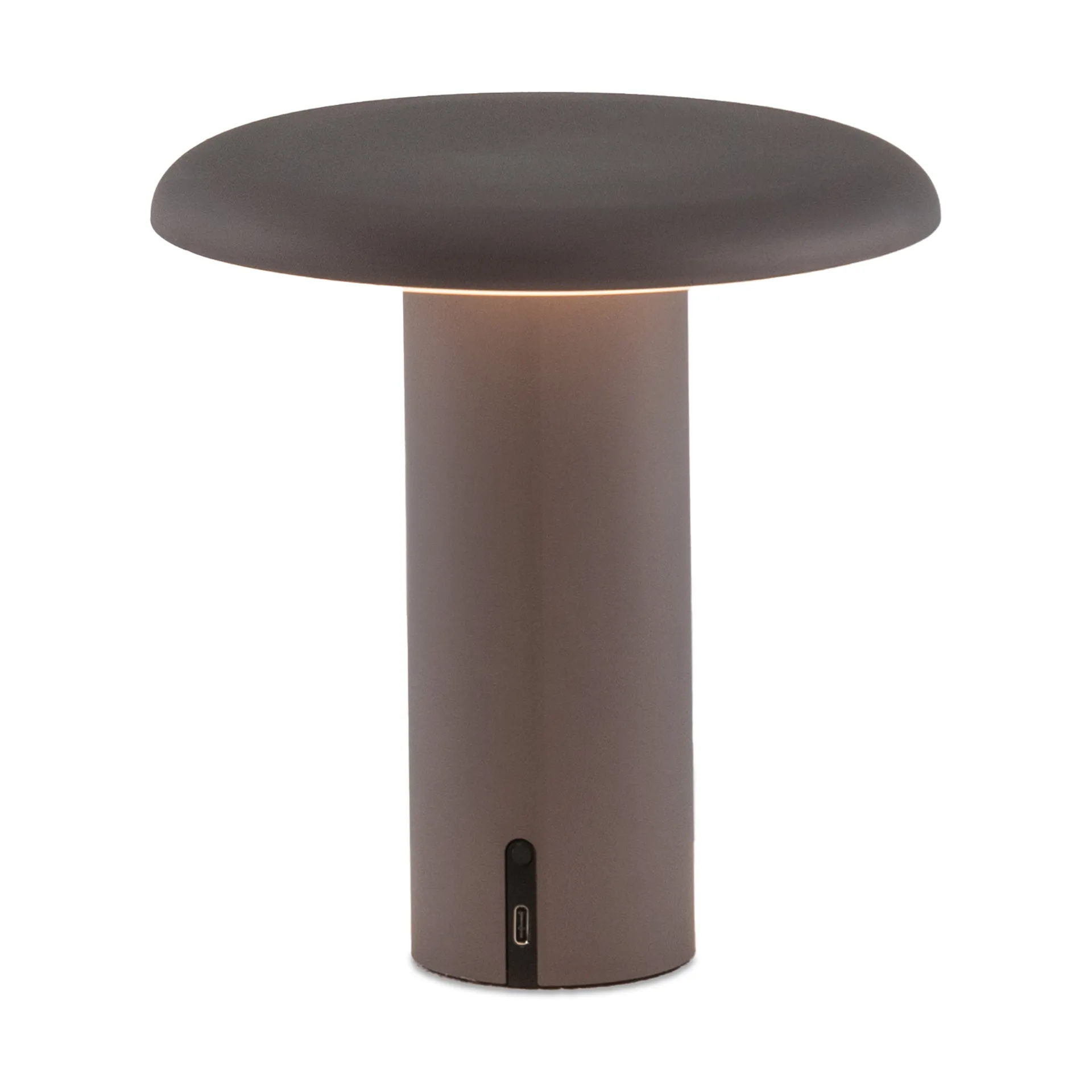 Takku bærbar bordlampe 19 cm, Anodized grey Artemide