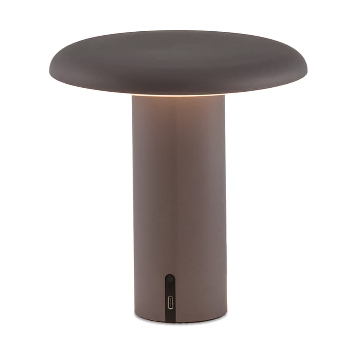 Takku bærbar bordlampe 19 cm - Anodized grey - Artemide